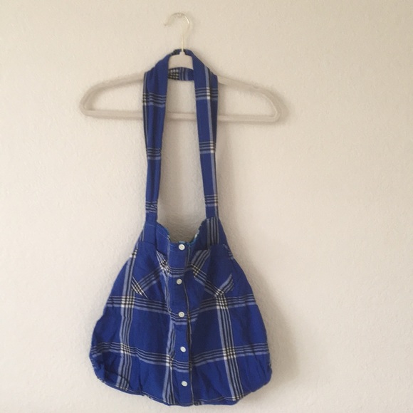 BOHO Bag Reversable Buttondown Shoulder Hobo - Picture 10 of 10